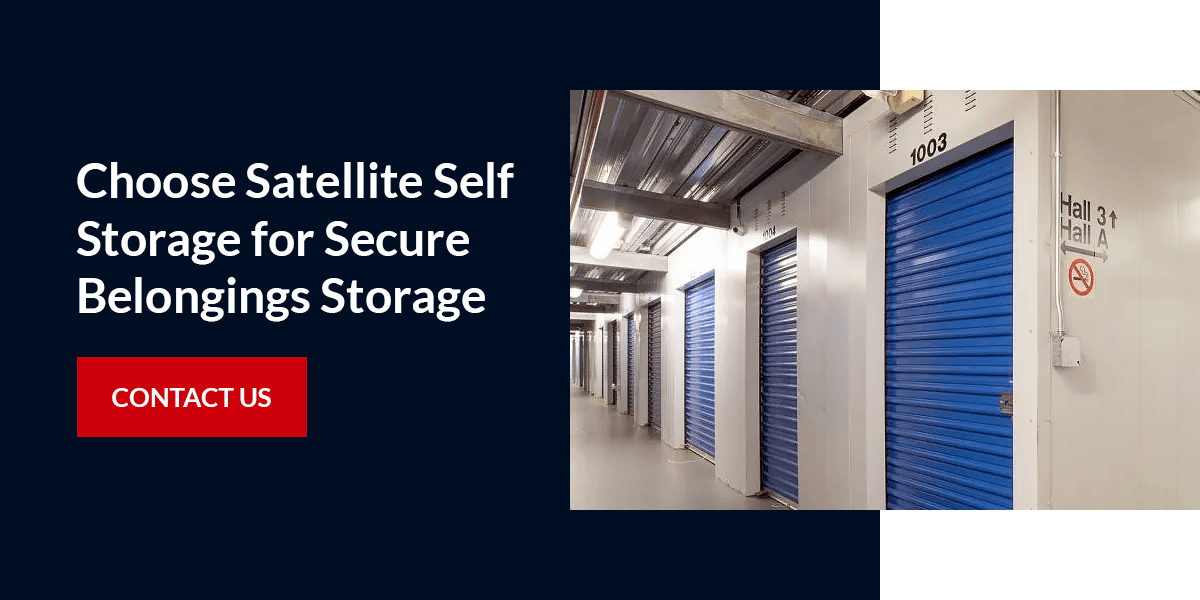 Choose Satellite Self Storage for Secure Belongings Storage 